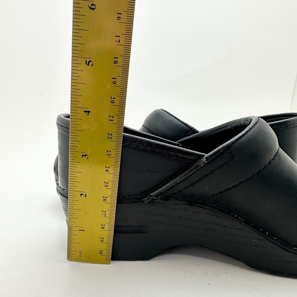 Dansko Professional Cabrio Clog Slip On Sz 35/4.5-5 Leather Casual Comfort Black - Picture 12 of 12